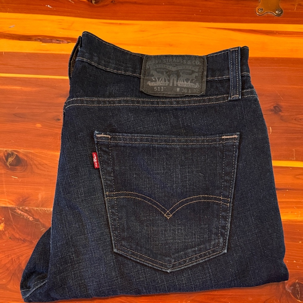 Levi's 511 Men's Deep Indigo Slim Jeans